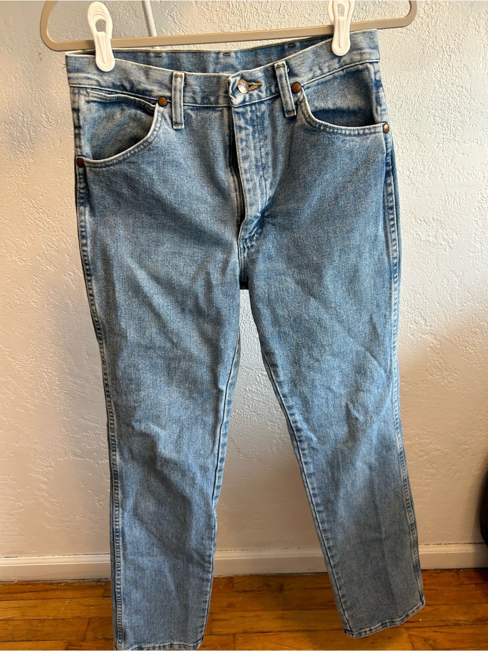 Wrangler Light Blue Straight Men's Jeans